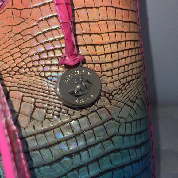 Brahmin Ombre Melbourne Collection Ezra Horizon Extra Large Tote Bag - Picture 7 of 12